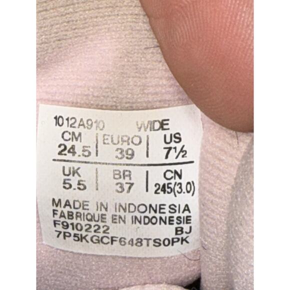 ASICS Gel Contend 7 Women Size 7.5 Wide Gray Pink Athletic Sneaker Running Shoe - Picture 10 of 10